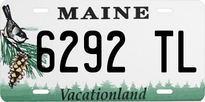 ME license plate 6292TL