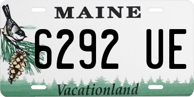 ME license plate 6292UE
