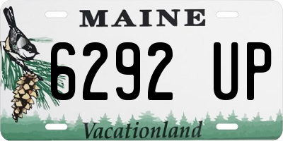 ME license plate 6292UP