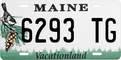 ME license plate 6293TG