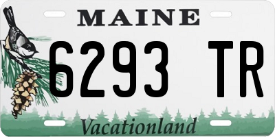 ME license plate 6293TR
