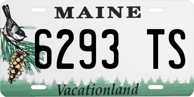 ME license plate 6293TS