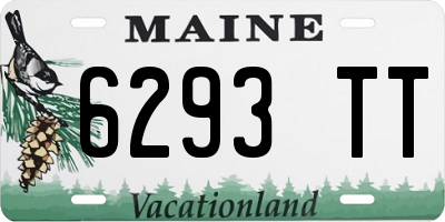 ME license plate 6293TT