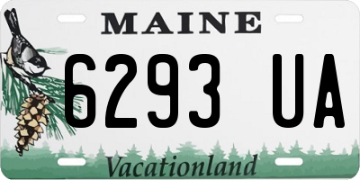 ME license plate 6293UA