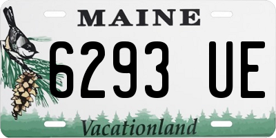 ME license plate 6293UE