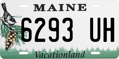 ME license plate 6293UH