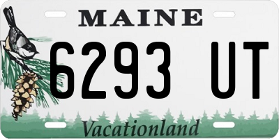 ME license plate 6293UT