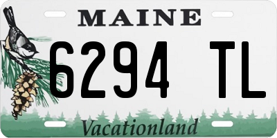 ME license plate 6294TL