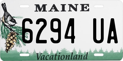 ME license plate 6294UA
