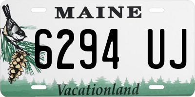 ME license plate 6294UJ