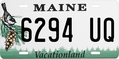 ME license plate 6294UQ