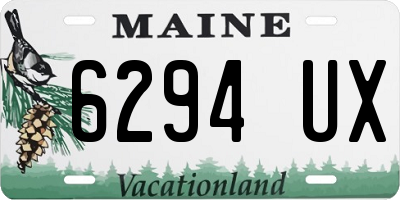 ME license plate 6294UX
