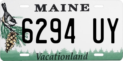 ME license plate 6294UY