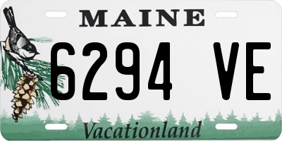 ME license plate 6294VE