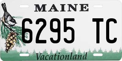 ME license plate 6295TC