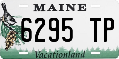 ME license plate 6295TP
