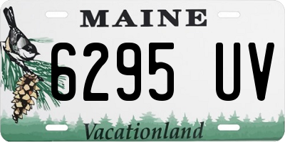 ME license plate 6295UV