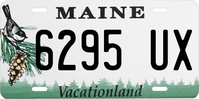 ME license plate 6295UX