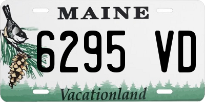 ME license plate 6295VD