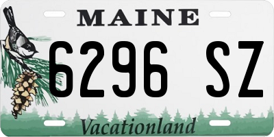 ME license plate 6296SZ