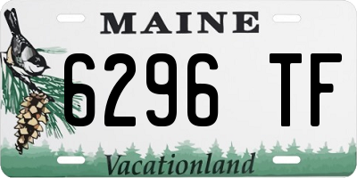 ME license plate 6296TF