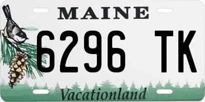 ME license plate 6296TK