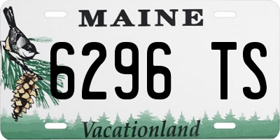 ME license plate 6296TS