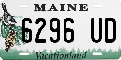 ME license plate 6296UD