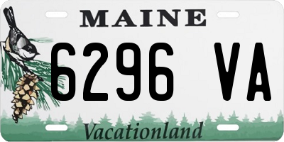 ME license plate 6296VA