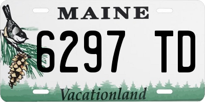 ME license plate 6297TD