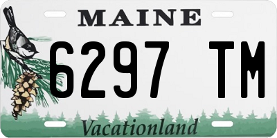 ME license plate 6297TM