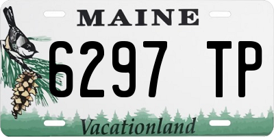 ME license plate 6297TP