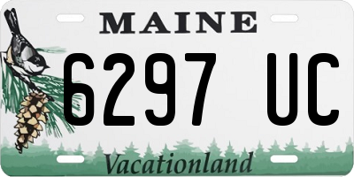 ME license plate 6297UC