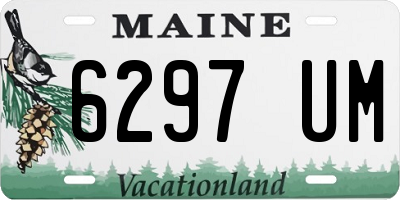 ME license plate 6297UM