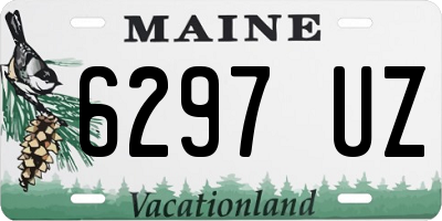 ME license plate 6297UZ