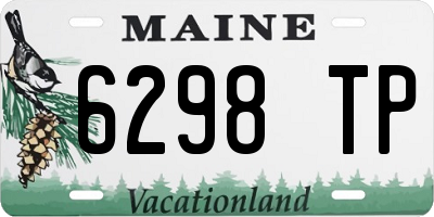 ME license plate 6298TP