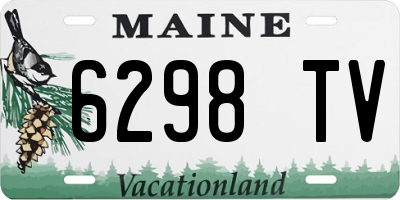 ME license plate 6298TV
