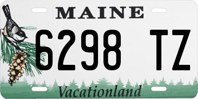 ME license plate 6298TZ