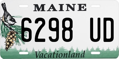 ME license plate 6298UD