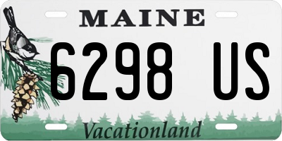 ME license plate 6298US