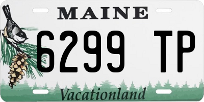 ME license plate 6299TP