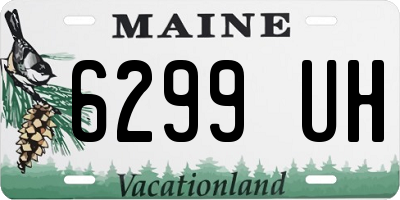 ME license plate 6299UH