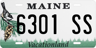 ME license plate 6301SS