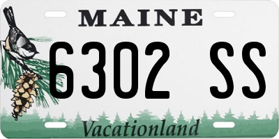 ME license plate 6302SS