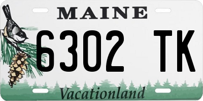 ME license plate 6302TK