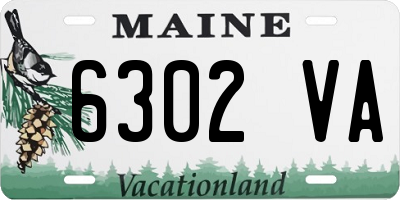 ME license plate 6302VA