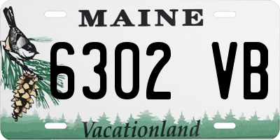 ME license plate 6302VB