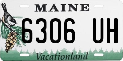 ME license plate 6306UH