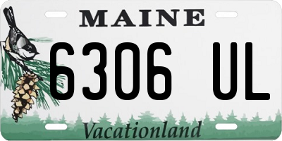 ME license plate 6306UL