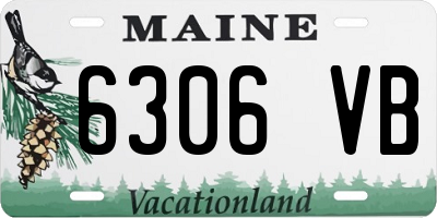 ME license plate 6306VB